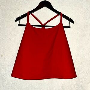 Old Navy Active Red Halter Top with Sports Bra 4XL